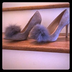 Gray Suede Pump Size 9